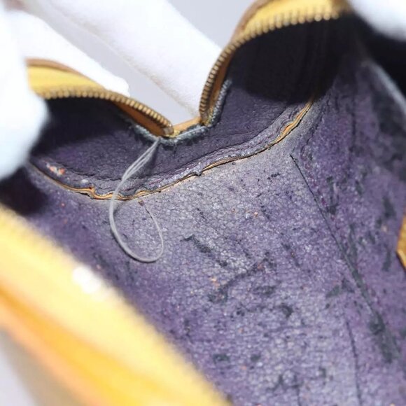 LOUIS VUITTON Epi Dauphine PM Pouch Yellow - Picture 13 of 16